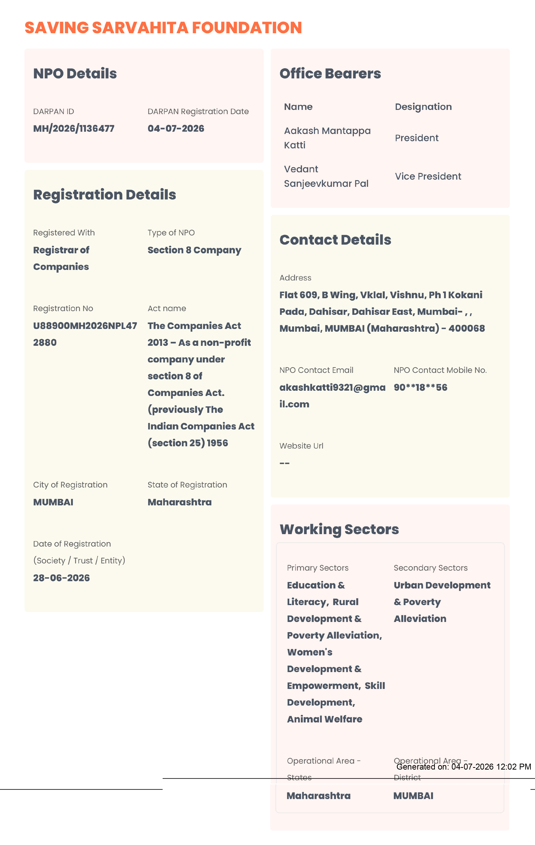 Government Compliance & Transparency